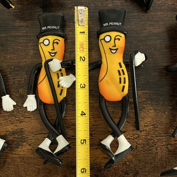 đź”´Vintage Planters Mr. Peanut Bendy Bendable Advertising Toy Figure LISTING FOR 1 - Picture 10 of 13